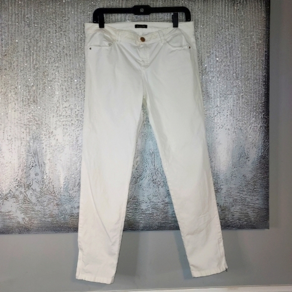 Massimo Dutti Slim Crop Pants - Picture 1 of 10